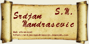 Srđan Mandrašević vizit kartica